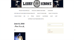 Desktop Screenshot of larrykrone.com